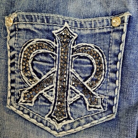 "Cowgirl Denim" Rock and Roll Ladies' Jeans (Size 29 x 34) - Picture 8 of 11